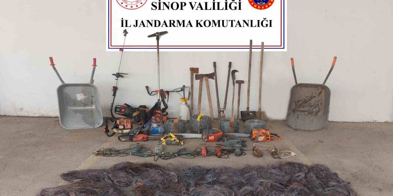 Sinop’ta İnşaat Malzemesi Hırsızlarına Suçüstü