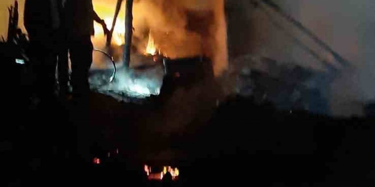 Ev Yangını Korkuttu