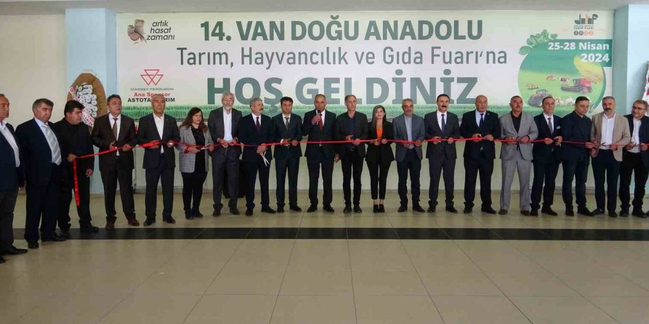 14. Van Doğu Anadolu Tarım Hayvancılık Ve Gıda Fuarı Kapılarını Açtı