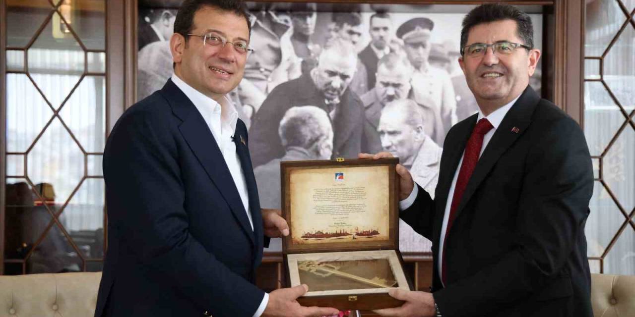 İbb Başkanı İmamoğlu’dan Çekmeköy Belediye Başkanı Çerkez’e Tebrik Ziyareti