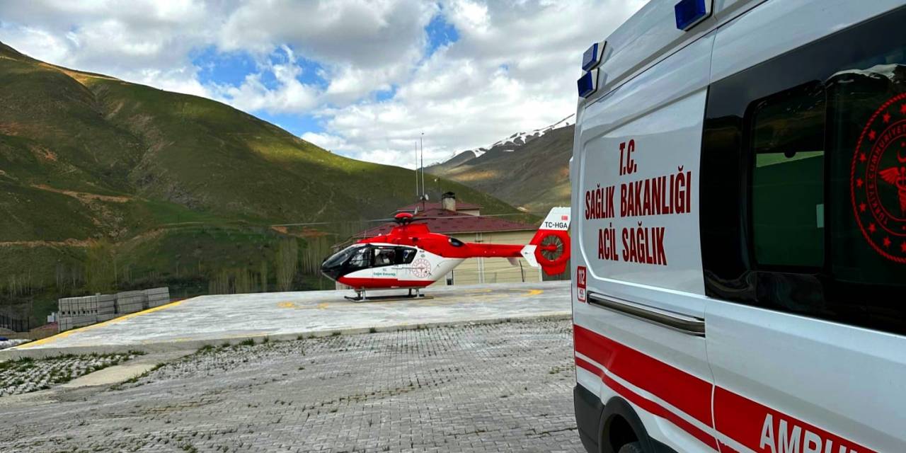 Ambulans Helikopter 4 Ayda 61 Hasta Taşıdı