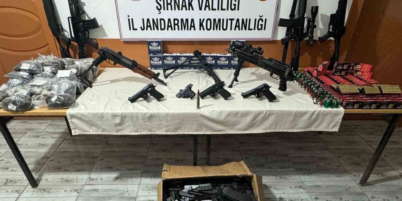 Şırnak’ta Jandarmadan Silah Kaçakçılarına Operasyon: 7 Gözaltı