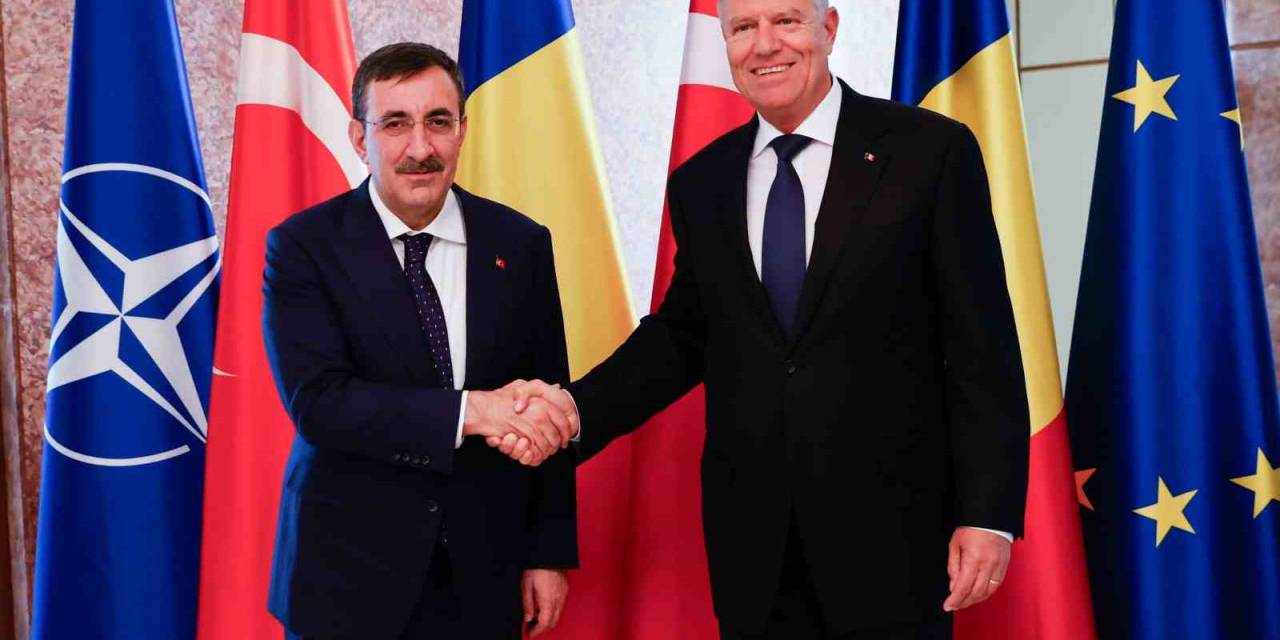 Cumhurbaşkanı Yardımcısı Yılmaz, Romanya Cumhurbaşkanı  Iohannis İle Görüştü
