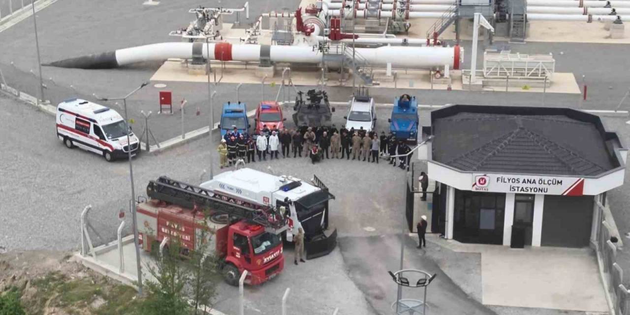 Botaş’ın Boru Hatlarını Koruma Tatbikatı Yapıldı