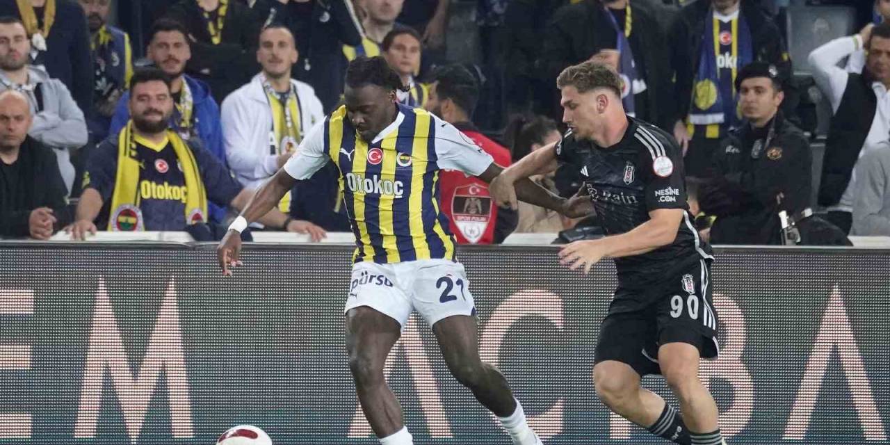 Trendyol Süper Lig: Fenerbahçe: 2 - Beşiktaş: 1 (Maç Sonucu)