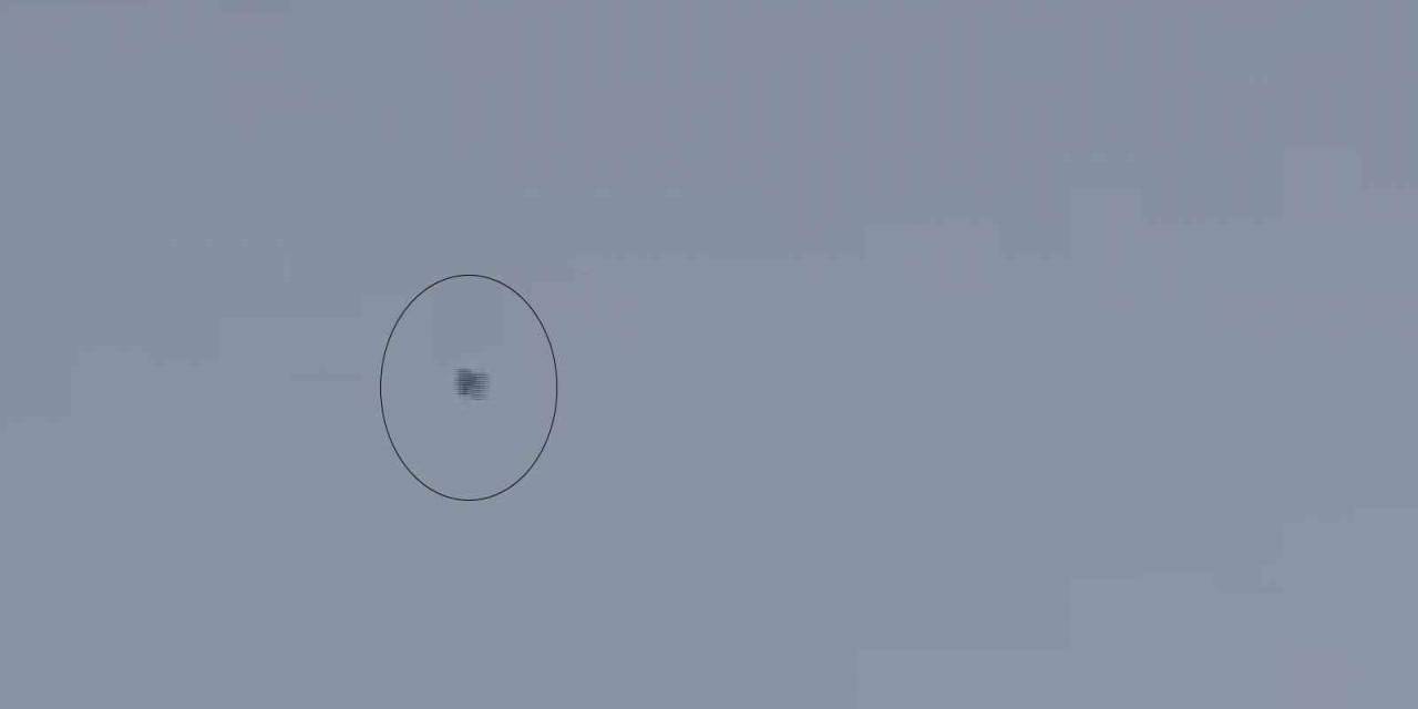 Hatay’da Gök Yüzünde Görülen Cisimler Merak Uyandırdı