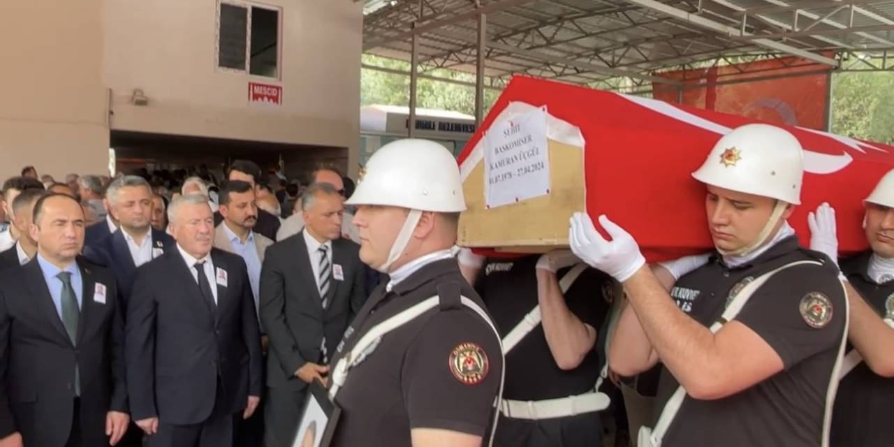 Şehit Başkomiser Kamuran Üçgül Osmaniye’de Toprağa Verildi