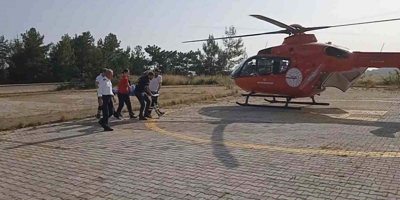 Ambulans Helikopter 14 Yaşındaki Çocuk İçin Havalandı
