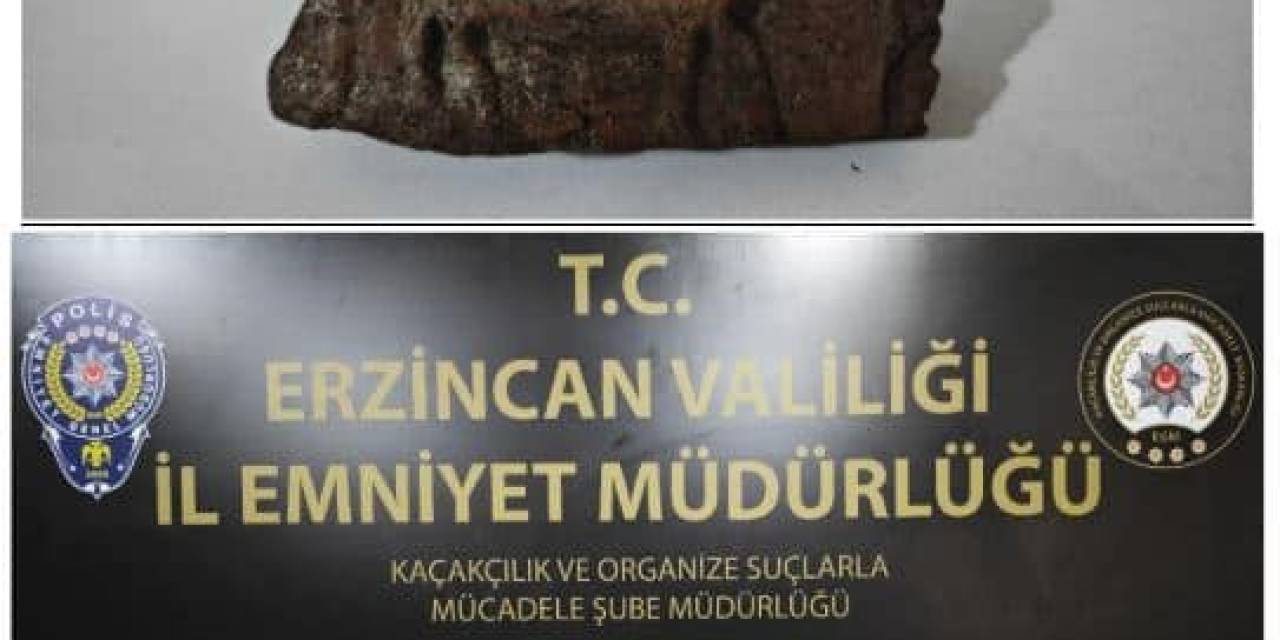 Tarihi Eser Niteliğinde Hayvan Figürlü Kaya Parçası Ele Geçirildi