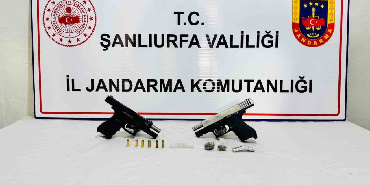 Hapis Cezası Bulunan Firari Uyuşturucu Ve Silahla Yakalandı