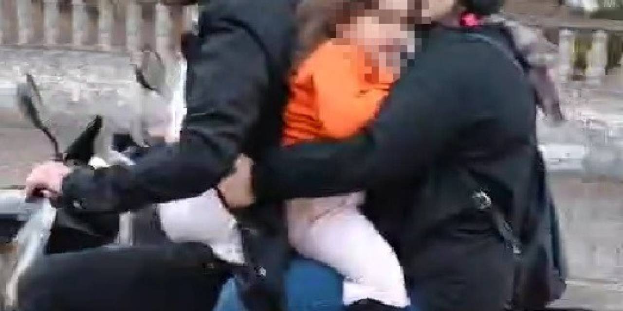 Motosikletle Tehlikeli Yolculuklar Görüntülendi