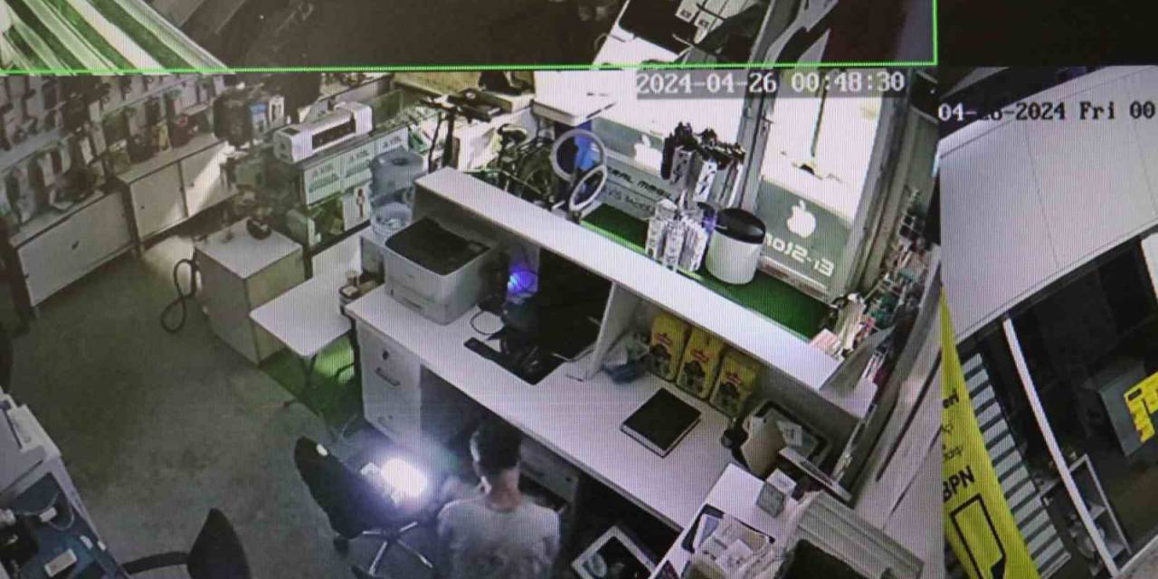 İş Merkezinde Hırsızlık Yapan Şahıs Yakalandı