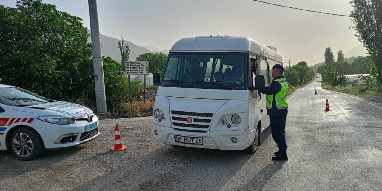 Jandarmadan Okul Servislerine Denetim