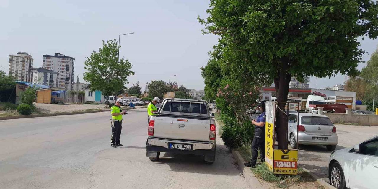 Kozanda 33 Araç Ve 11 Motosiklet Trafikten Men Edildi