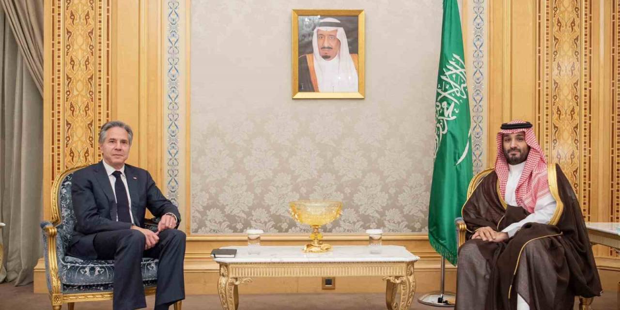 Abd Dışişleri Bakanı Blinken, Suudi Arabistan Veliaht Prensi Salman İle Görüştü