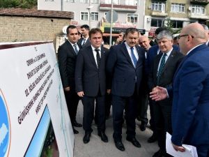 Orman Ve Su İşleri Bakanı Veysel Eroğlu Harşit Çayı Islah Projesini İnceledi