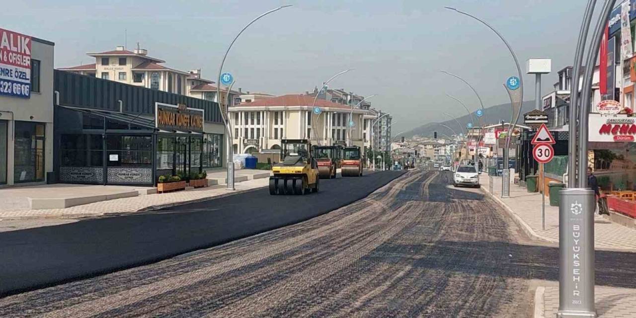 Körfez Mevlana Caddesi’nde Üstyapı Tamamlandı