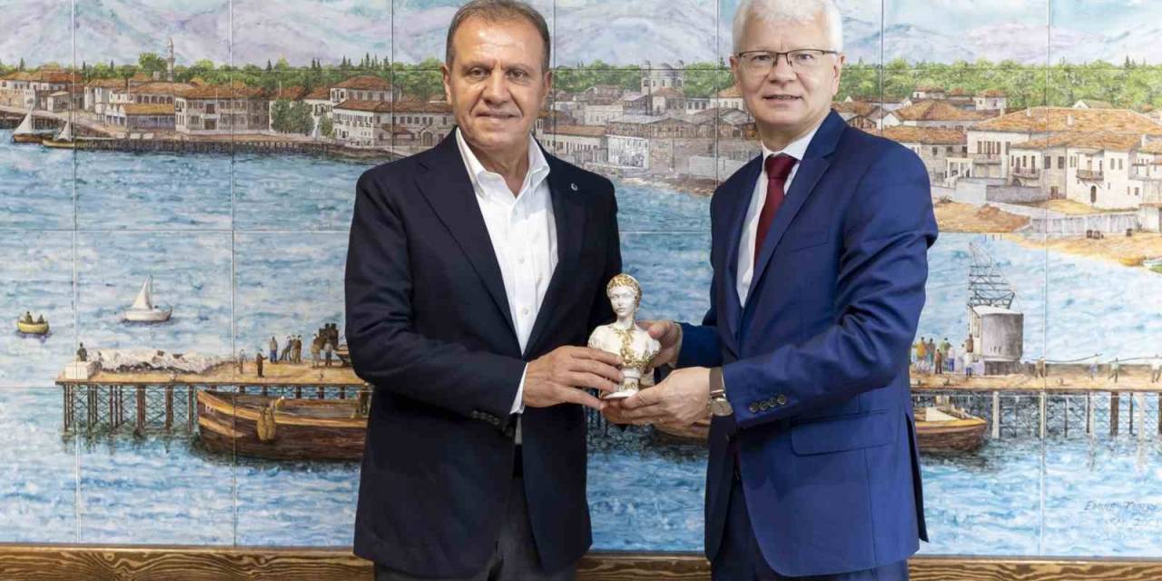 Litvanya Büyükelçisi Degutis’ten Başkan Seçer’e Ziyaret
