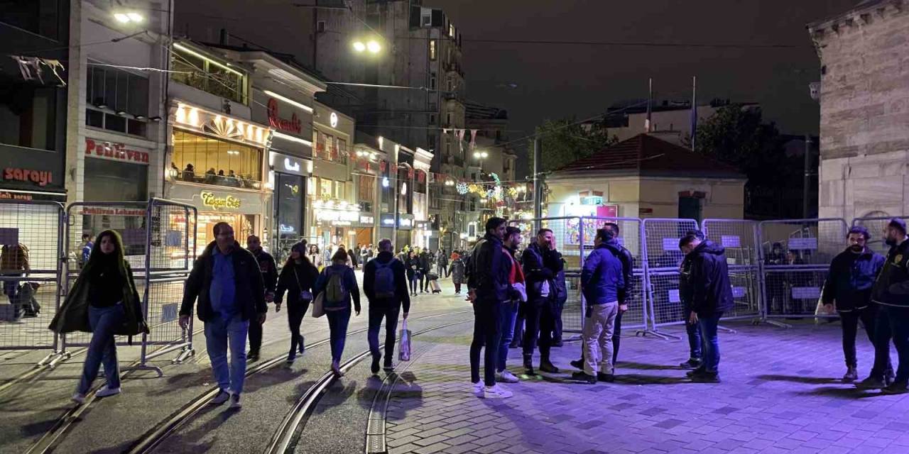 Taksim Ve İstiklal Caddesi’ndeki Kısıtlamalar Kaldırıldı