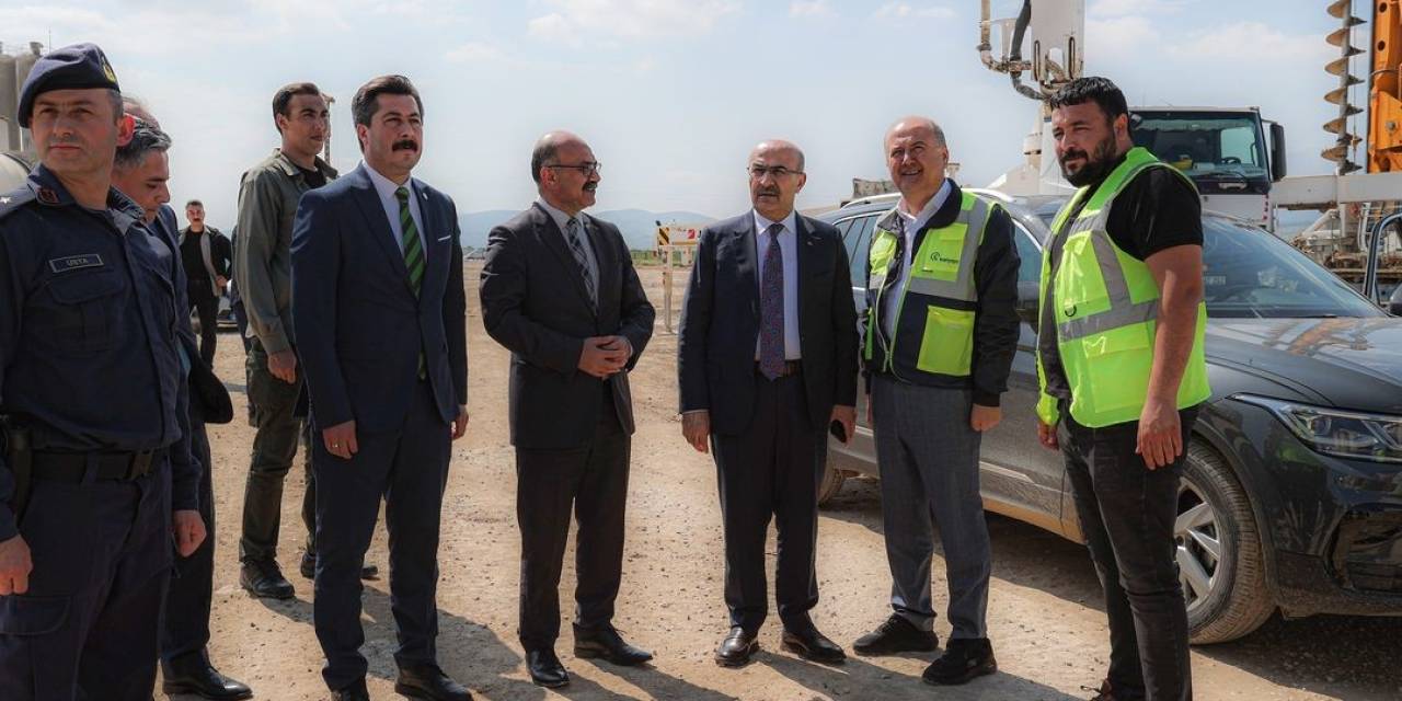 Vali Demirtaş’dan Bursa Ankara Hızlı Tren İnşaatına Yakın Takip