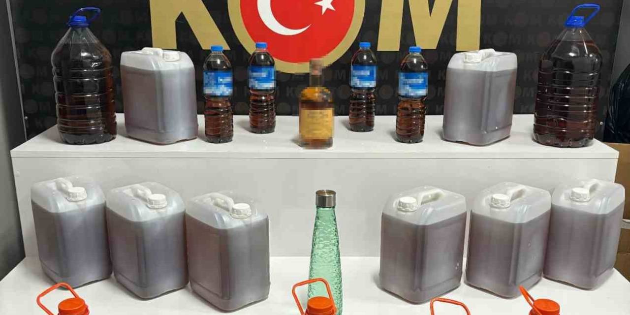 Isparta’da 105 Litre Sahte Alkol Ele Geçirildi