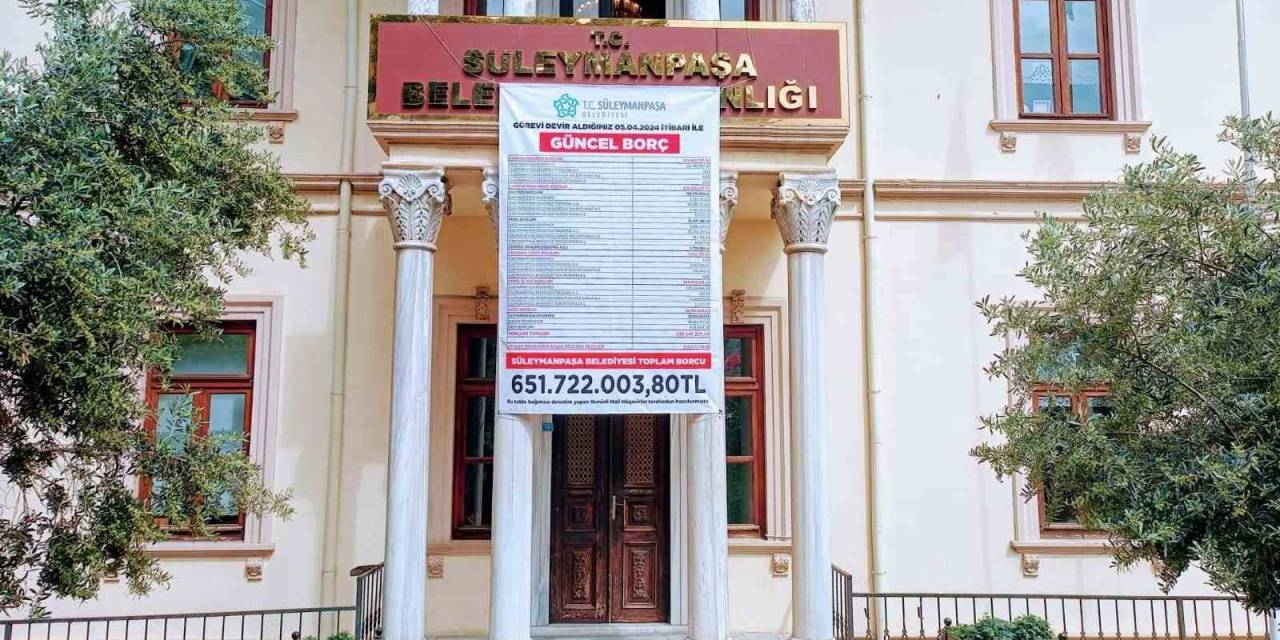 Yeni Başkan Belediyenin Borçlarını Açıkladı