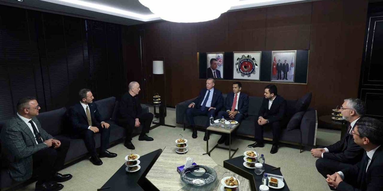 Cumhurbaşkanı Erdoğan’dan Türk Metal Sendikası’na Taziye Ziyareti