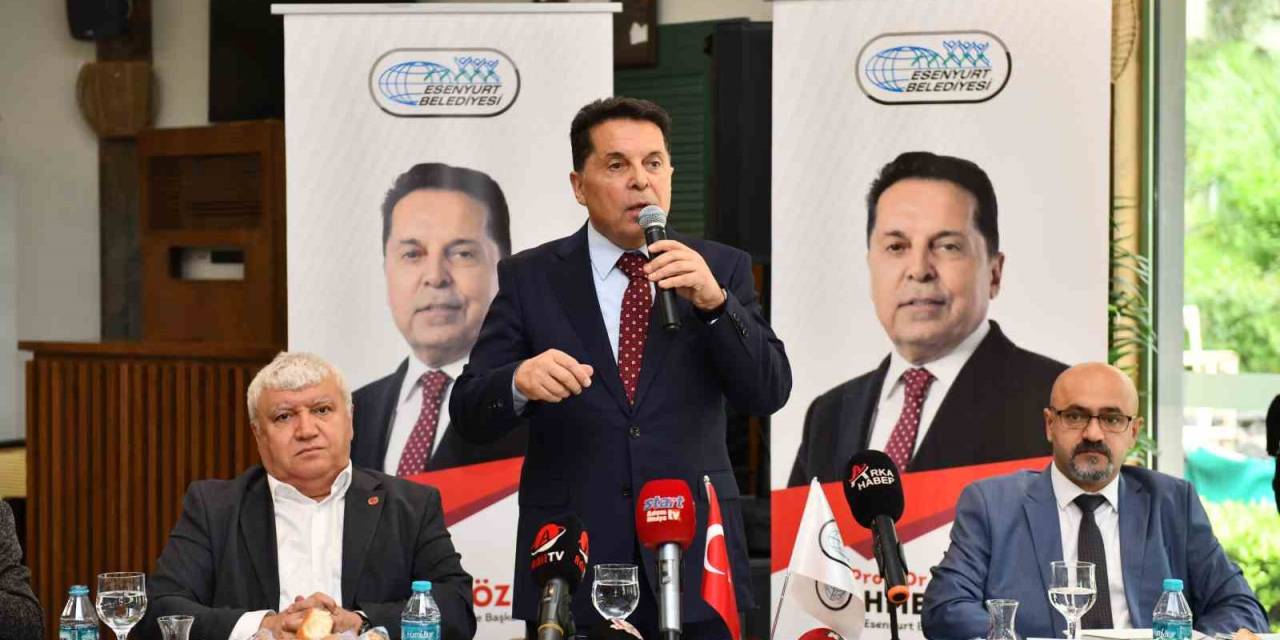 Esenyurt Belediye Başkanı Özer, Yerel Basın Mensuplarıyla Bir Araya Geldi