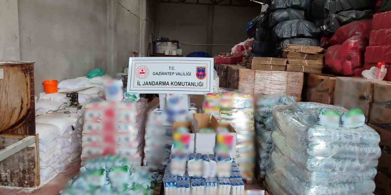 Gaziantep’te 2,5 Milyon Tl Değerinde Sahte Deterjan Ele Geçirildi