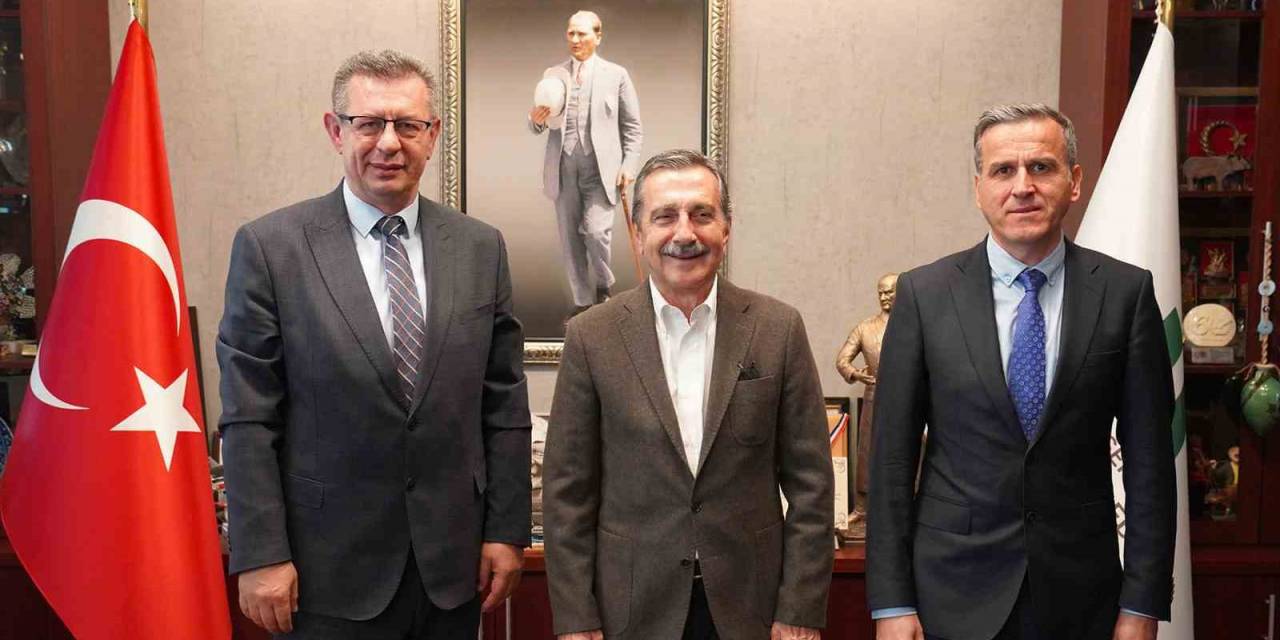 Oedaş Ve Türk Telekom’dan Başkan Ataç’a Ziyaret