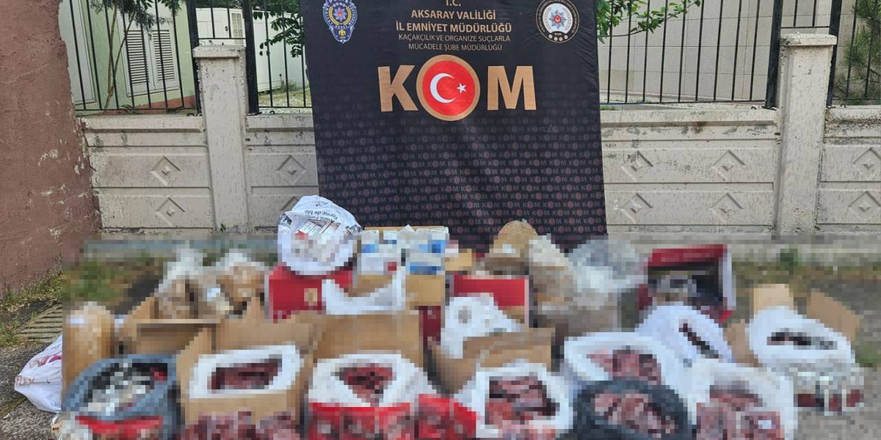 Aksaray’da Kaçak Tütün Operasyonu: 2 Gözaltı