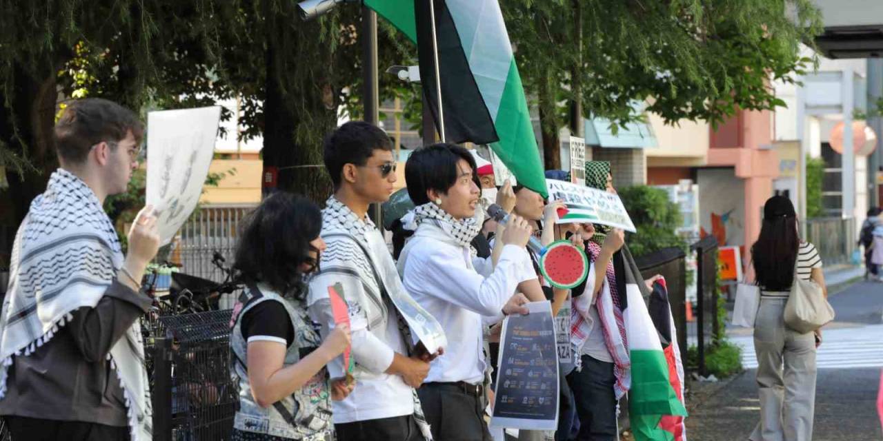 Japonya’da Kamu Yayıncısı Nhk Televizyonuna "İsrail" Protestosu