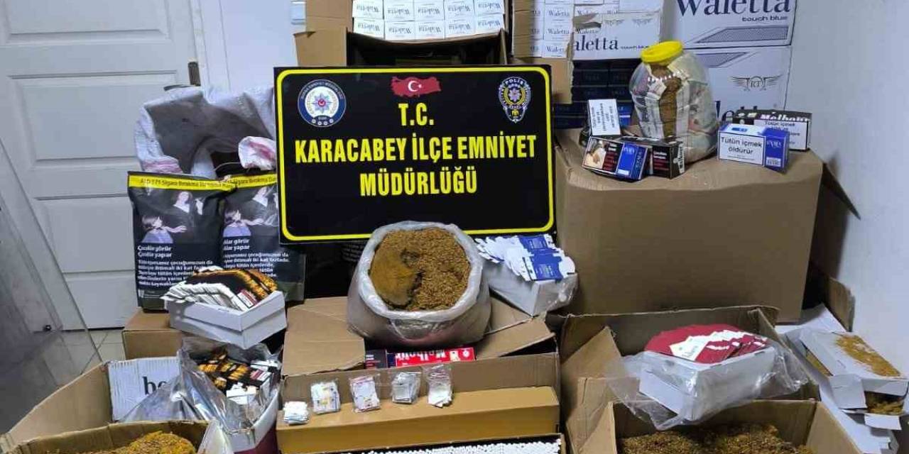 Karacabey’de Kaçak Sigara Operasyonu