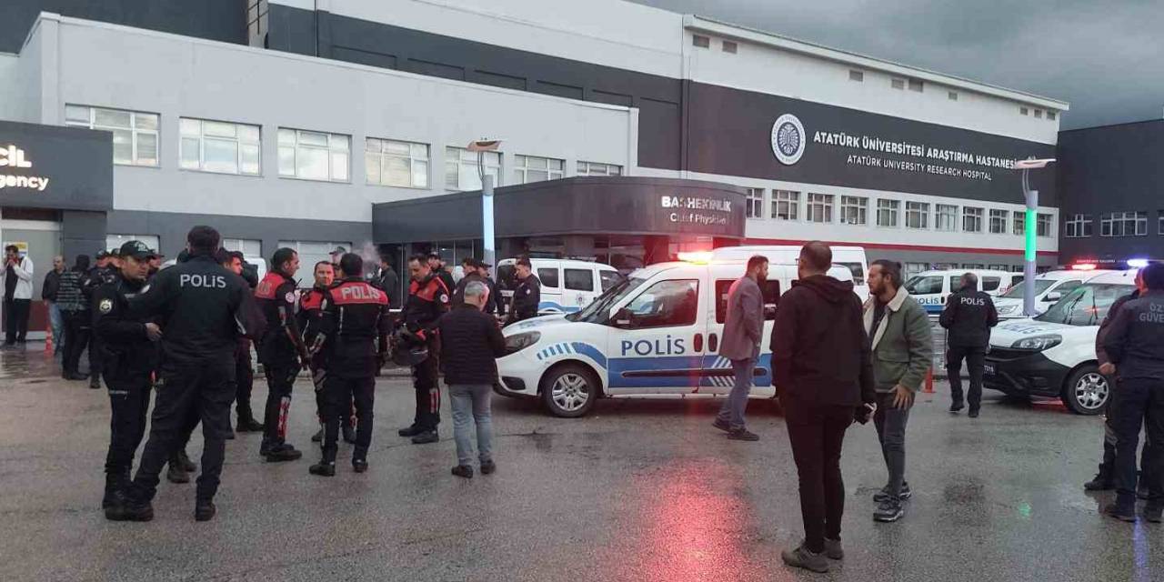 Erzurum’da Hasta Yakınları, Sağlıkçılara Ve Polise Saldırdı