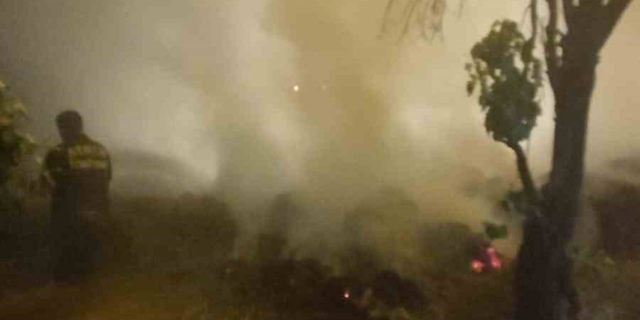 Bozdoğan’da 70 Ton Saman Kül Oldu