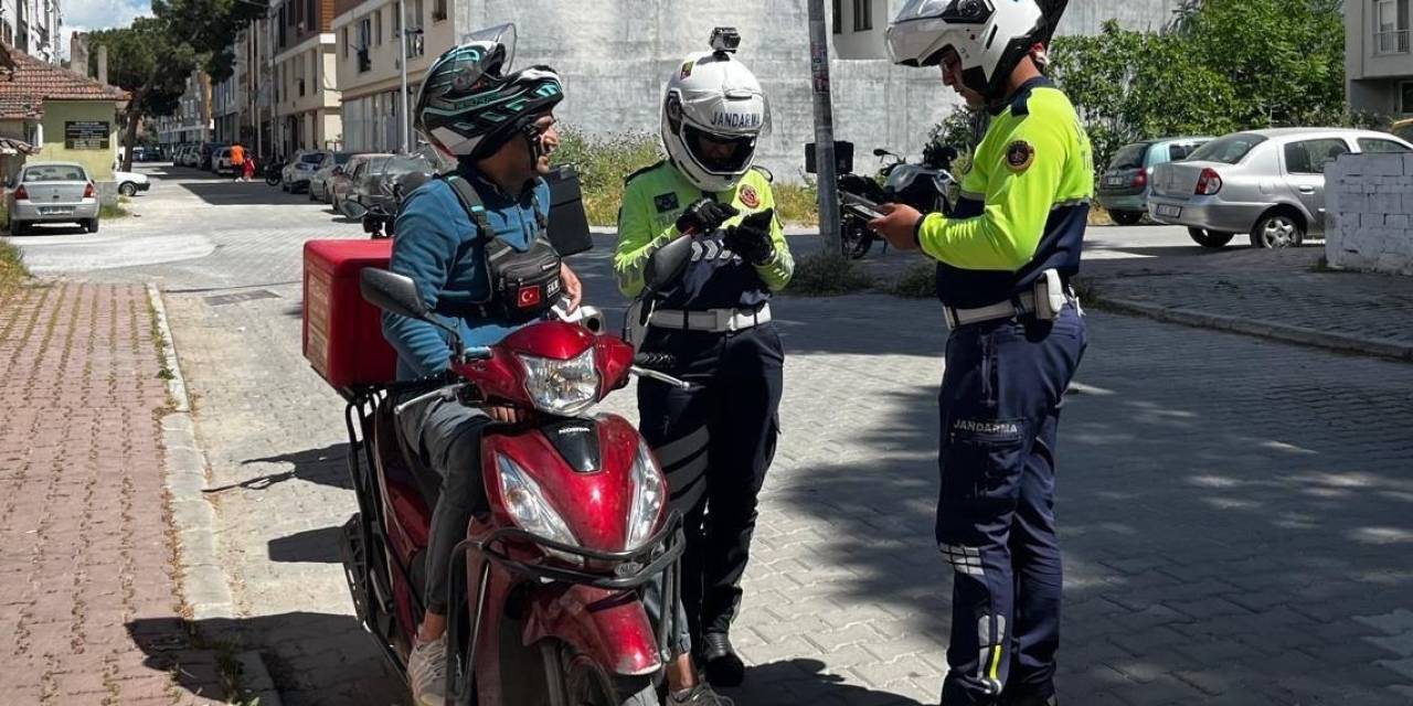 Manisa’da Jandarmadan Motosiklet Denetimi