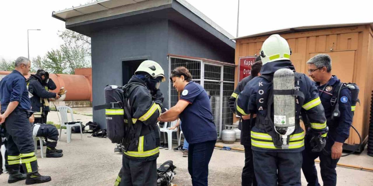 Yangın Eğitimi İçin Tekirdağ’dan Kocaeli’ye Geldiler