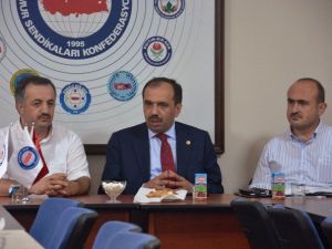 Ak Parti Milletvekili Balta, Diyanet-sen Trabzon Şubesinde Konuştu