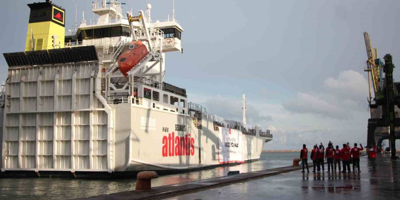 Yeni ’iyilik Gemisi’ Mersin’den Gazze’ye Uğurlandı