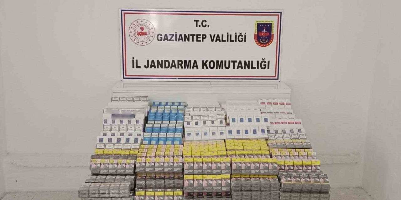 Gaziantep’te Piyasa Değeri 1 Milyon 346 Bin Tl Olan Kaçak Sigara Ele Geçirildi
