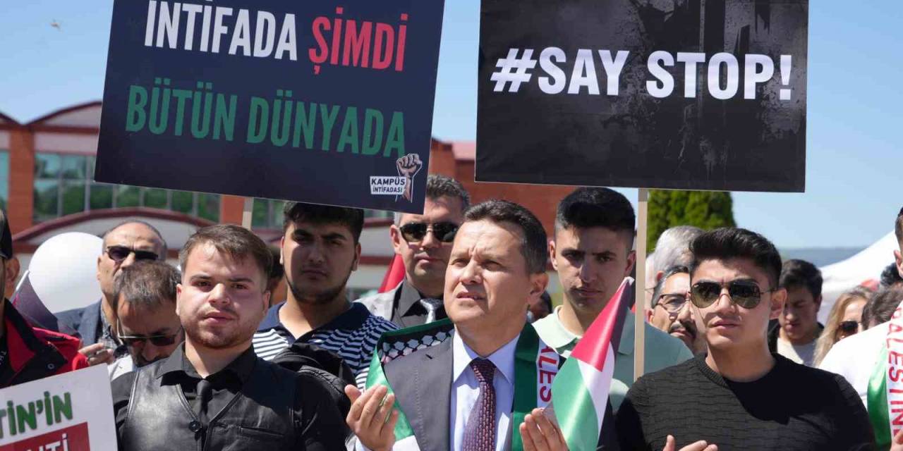 Kastamonu’da Üniversite Öğrencileri Filistin İçin Yürüdü, "Katil İsrail" Sloganı Attı