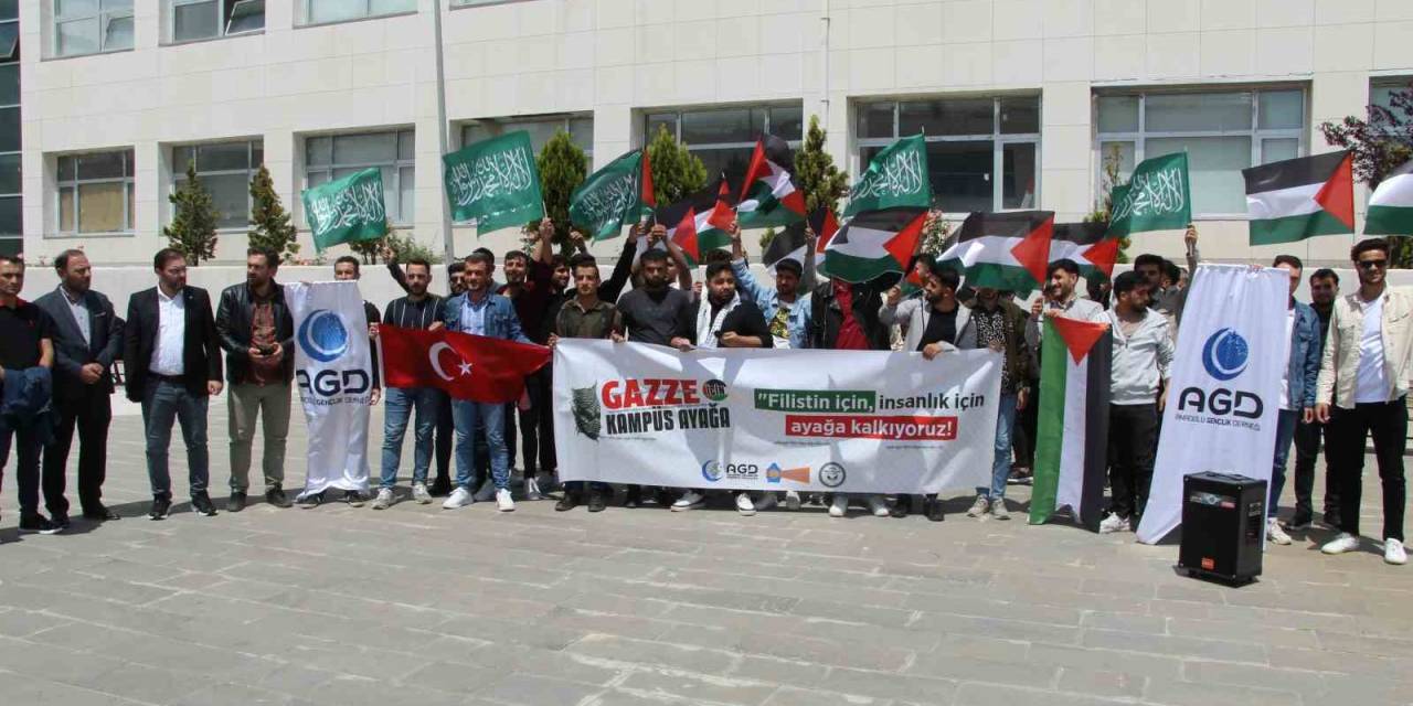Şırnak’ta Üniversite Öğrencilerinden Abd’deki Protestolara Destek