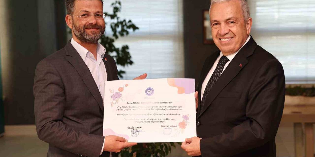 Chp İlçe Yönetiminden Başkan Özdemir’e Destek Ziyareti