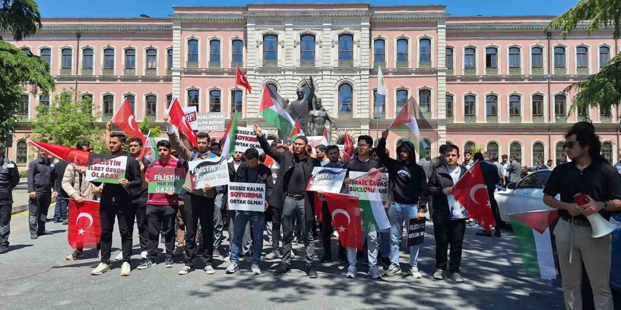 Ak Parti İstanbul Gençlik Kolları’ndan Filistin’e Destek Yürüyüşü