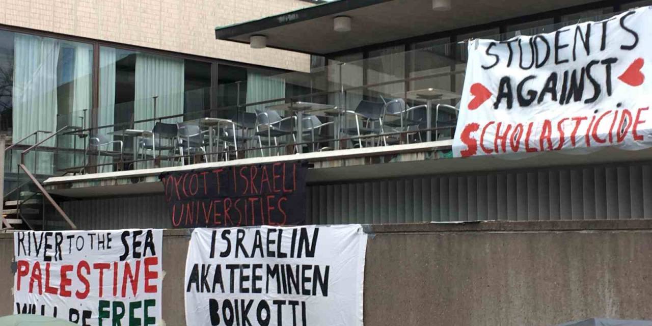 Danimarkalı Ve Finlandiyalı Öğrencilerden Filistin’e Destek