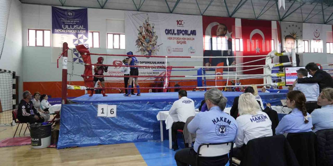 Gümüşhane’de Okullar Arası Muaythai Türkiye Şampiyonası Kıyasıya Mücadelelere Sahne Oluyor