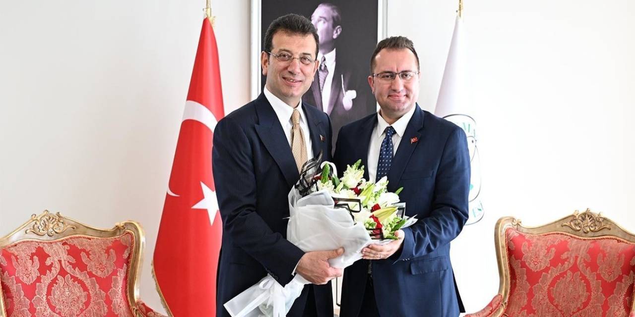 İbb Başkanı İmamoğlu’dan Gaziosmanpaşa Belediye Başkanı Bahçetepe’ye Tebrik Ziyareti