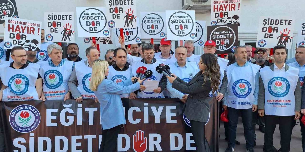 Okul Müdürünün Öldürülmesine Meslektaşlarından Tepki