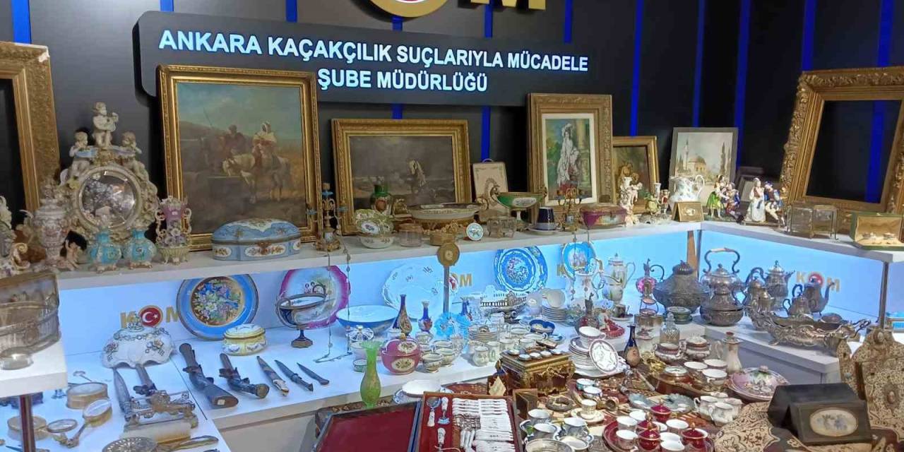 Ankara’da 50 Milyon Lira Değerinde Tarihi Eser Ele Geçirildi