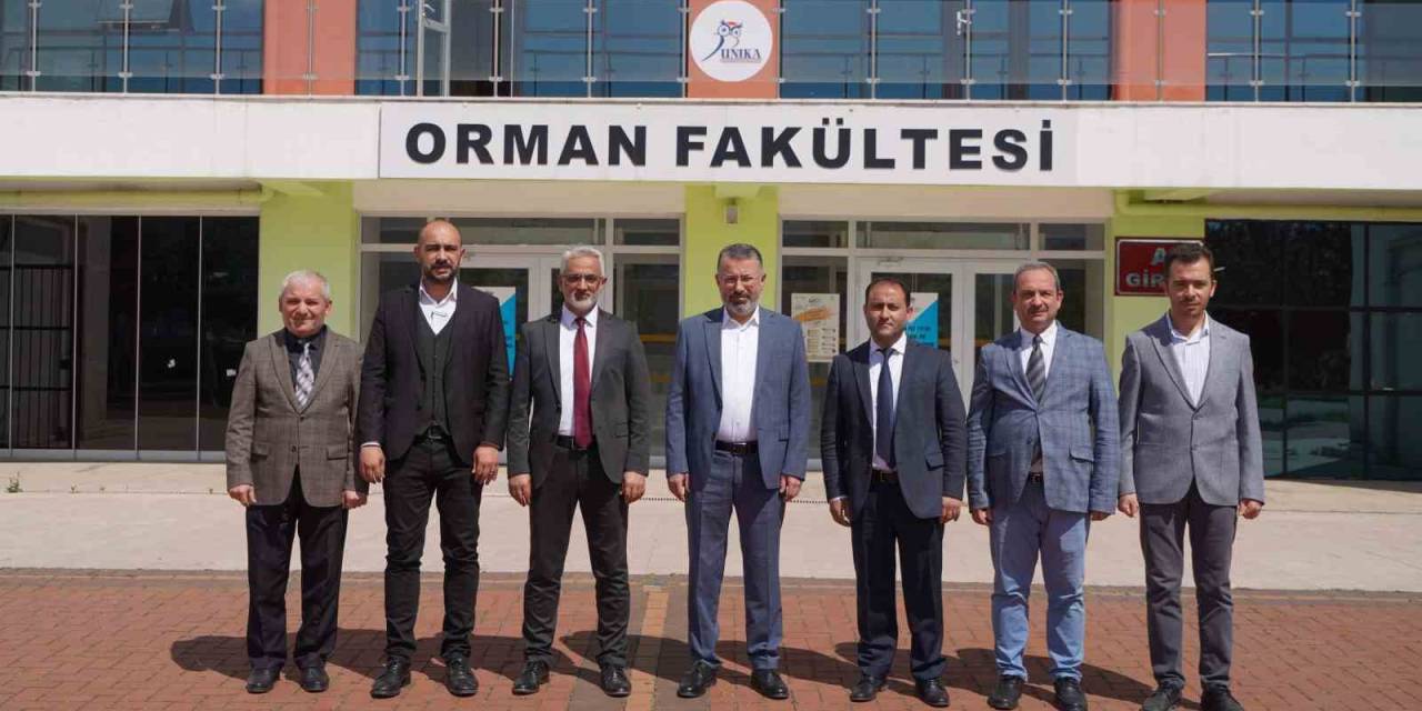 Kbü Rektörü Prof. Dr. Fatih Kırışık Orman Fakültesini Ziyaret Etti